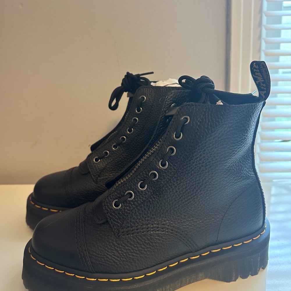COPY - Doc Marten Sinclair Milled Nappa Leather Platform Boots